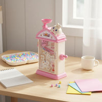Hand-Crank Bead Machine Beginner Friendly Craft Toy Portable for Children