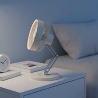 Rechargeable Desk Fan Brushless Engine Cooling Device Quiet for Students