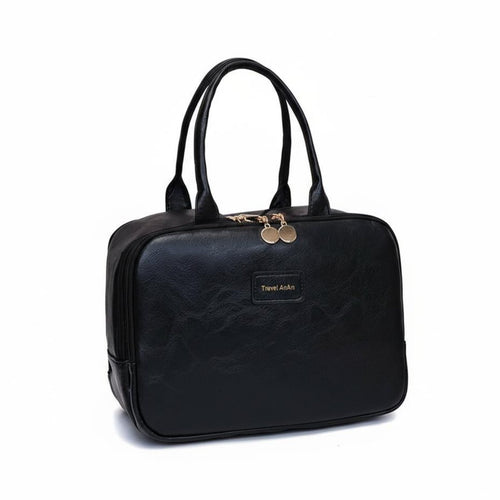 Multiple Compartments Large Capacity Makeup Bag Compartmentalized Storage Makeup Bag with Dividers Waterproof for Women, Daily Use, Bathroom