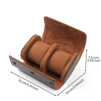 Watch Travel Case Double Watch Box with Snap Closure Long-Lasting for Travelers