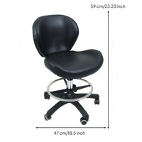 Swivel Salon Chair Stool Wheels Seating Furniture Sturdy
