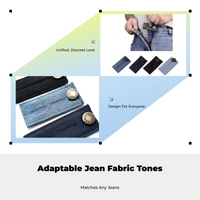 Waistband Adjuster Button, No-Sew for Jeans & Pants