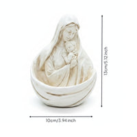 Parent and Statue Mother and Child Figurine Parent-Child Relationship Sculpture Textured Lightweight