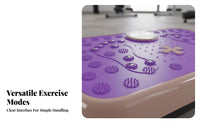 Adjustable Speed Levels Vibration Plate Exercise Machine Anti-Slip Surface Whole Body Vibration Machine Compact Design Vibrating Exercise Plate Quiet Drive Mechanism for Adults, Office Workers, Seniors, Home Gym, Small Areas, Living Room