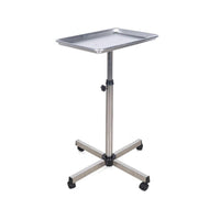 Height Adjustable Salon Tray Stable Base Mobile Beauty Trolley Tray Easy to Clean for Barbershop