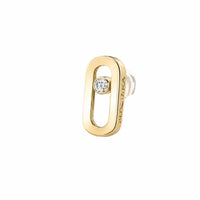 Oval Stud Earrings Simple Jewelry Unique for Office, Teens