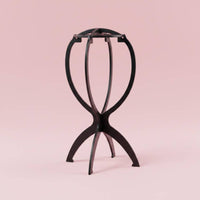 Plastic Hairpiece Stand Stable Dome Top Hat Holder Weighted Base for Salon