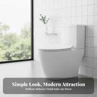 slow-close Toilet Cover Thickened Design Bathroom Hardware long-lasting for Landlords