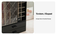 Makeup Box with Drawers particleresistant Cosmetic Holder particleresistant Lid for Desk, Women