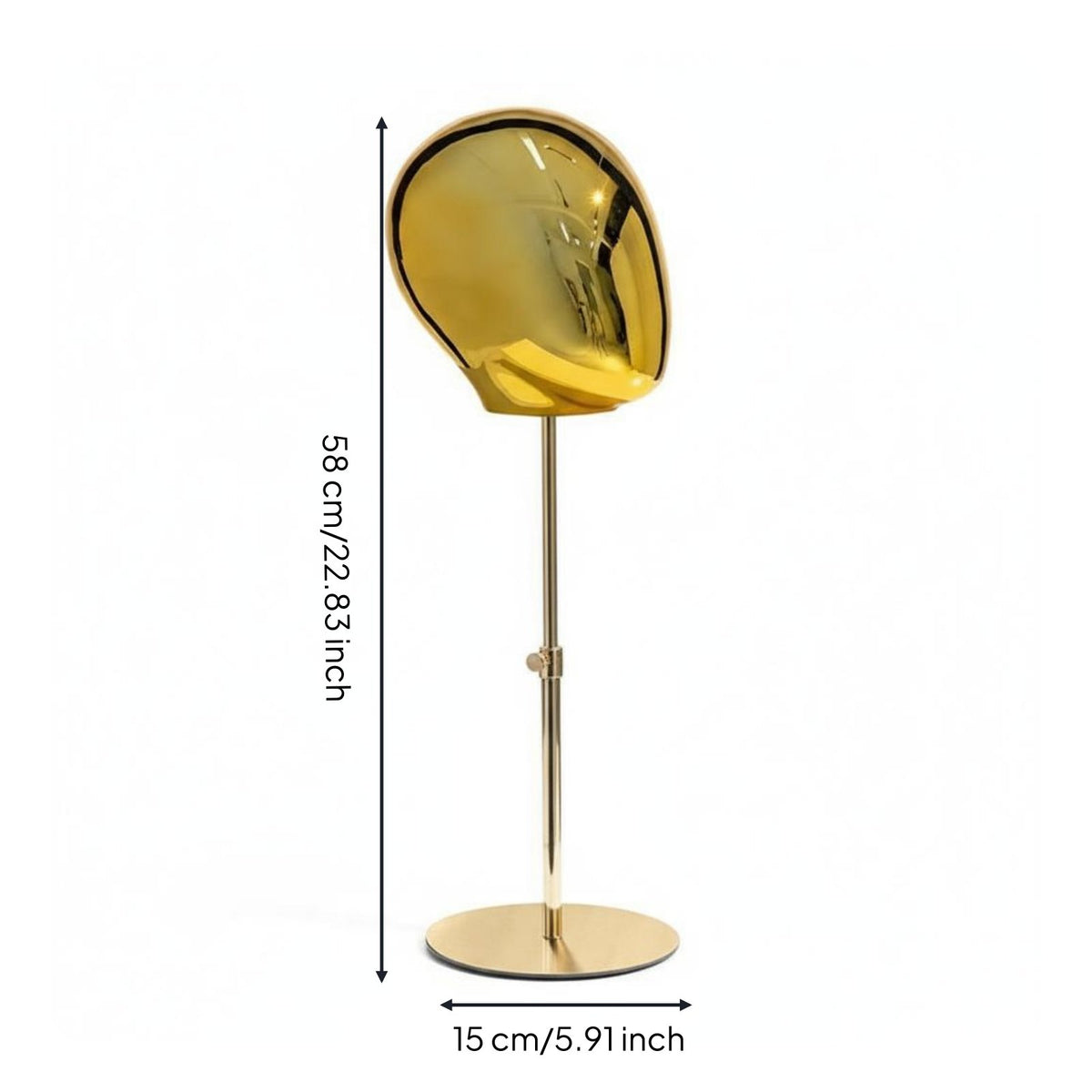 Professional Design Mannequin Head Display Sturdy and Long-Lasting Hairpiece Head Stand Easy to Assemble for Retail Shop