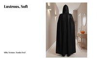 Hooded Cloak Multi-Purpose Cosplay Full-Length Robe All-Gender Fit for Adults