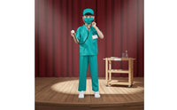 Kids Doctor Costume Breathable Kids Doctor Costume Set Easy Care for Boys, Girls
