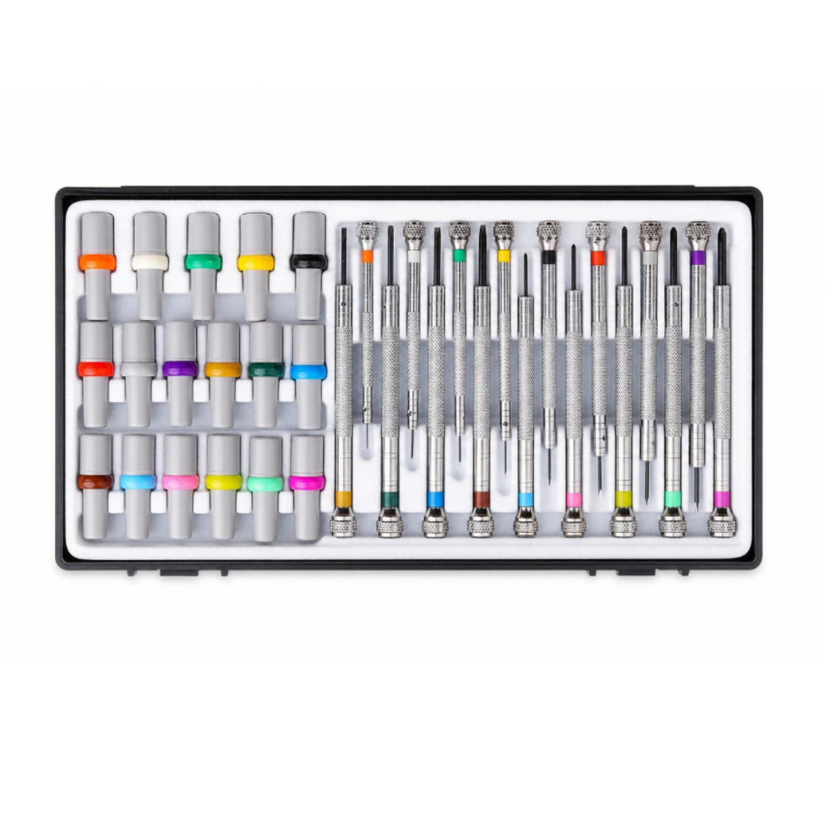 Precision Screwdriver Set Knurled Watch Screwdriver Set Metal Tool for Watchmakers