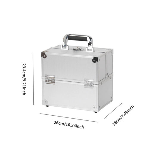 Train Makeup Case Sturdy Cosmetic Organizer Case Easy to Clean