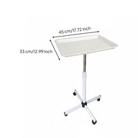 Height Adjustable Salon Tray Space Saving Adjustable Salon Tray Stand