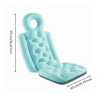 Full Body Bath Pillow Single-Piece Design Bathtub Backrest Cushion Quick Drying