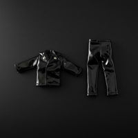 OB11 Doll Clothes Set Cool Look Miniature Biker Jacket Pants