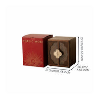 Wooden Jewelry Box New Chinese Design Household Storage for Dressing Room, Women