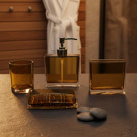 4 Pieces Acrylic Bathroom Vanity Set Bath Organizer for Restroom, Washroom