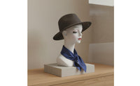 Mannequin Head with Shoulders Smooth Surface Head and Shoulder Display PVC for Retail Store, Salon