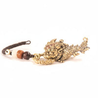 Chi Wyrm Trinket Intricate Relief Wyrm Trinket Decoration Curled Fire Motifs