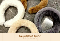 Plush Headband Soft Women Winter Random Color