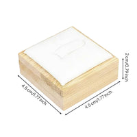Jewelry Rings Display Stand Wooden Band Holder Elegant Rings Storage Organizer for Photographers, Market Stall, Store Counter, Dressing Table