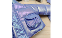 Shiny Rose Doll Jacket Soft Material Miniature Winter Coat Easy to Wear