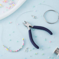 2 Pieces Jewelry Crimping Tool Long-Lasting Jewelry Clasp Comfortable Handle