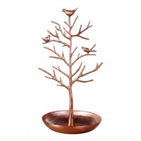Bird Tree Jewelry Stand Detachable Design Earring and Necklace Hanging Rack