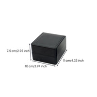 Single Watch Box Removable Pillow Square Watch Gift Box Wristwatch Storage Holder Contrast Stitching Easy to Clean for Gifting