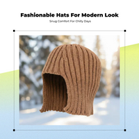 Knit Hat, Warm Winter, Soft Modern Style for Women