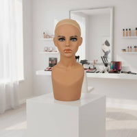 Hairpiece Head Lifelike Hairpiece Mannequin Bust Lightweight for Cosplay Sellers