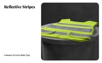 Reflective Safety Vest Breathable High Visibility Vest 360 Degree Protection Lightweight for Thoroughfare Workers, Nighttime