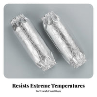 2 Pieces Ignition Proof Aluminized Safety Sleeves Retardant High Temperature Safety Sleeves Long-Lasting for Blacksmiths, Welders, Forging