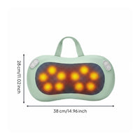 Shiatsu Massage Pillow Wireless Shiatsu Neck Massager Ergonomic Design for Car
