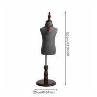 Child Mannequin Torso Stable Base Kids Dress Form Cloth Cover for Boutique