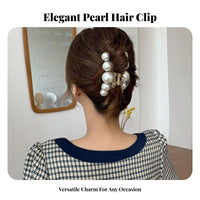 Crystal Hair Grip Fastener Korean Design Crystal Grip Fastener Elegant Design Strong Hold for Women, Common Use, Formal Events