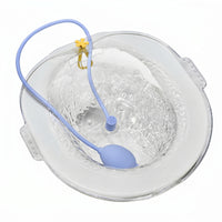 Sitz Bath with Flusher Toilet-Mounted Sitz Bath Basin Translucent