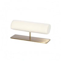 T-Shaped Bar Jewelry Stand Wrapped Finish Jewelry Display Stand Rectangular Base