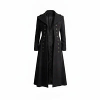 Double-Breasted Coat Tailored Overcoat Retro for Cosplayers