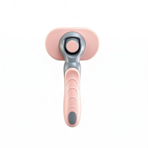 Deshedding Brush Skin-Friendly Pet Brush with Self-Cleaning Button Soft