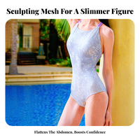 Athletic One-Piece Swimsuit, Breathable, Modest, Outdoor