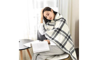 Versatile Rest Blanket Multifunctional Fleece Blanket Extra Thick Home Textile for Office Workers