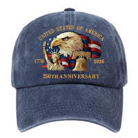USA 250th Anniversary Hat Commemorative Edition USA 250th Anniversary Cap