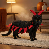 Centipede Cat Costume Polyester Devil Cape Cloak Photo Prop