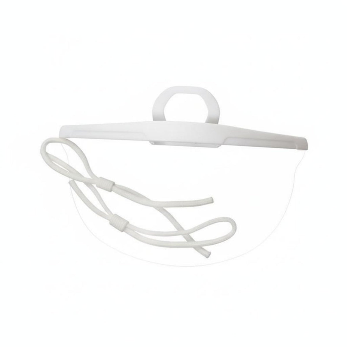 Anti-Fog Clear Food Service Mask Breathable Plastic Mouth Cover Adjustable Ear Loops for Chefs, Caterers, Catering, Kitchen, Beauty Salon