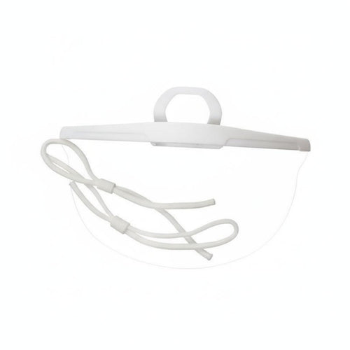 Anti-Fog Clear Food Service Mask Breathable Plastic Mouth Cover Adjustable Ear Loops for Chefs, Caterers, Catering, Kitchen, Beauty Salon
