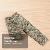 1/6 Scale Pants Combat Print 1/6 Scale Action Figure Clothes