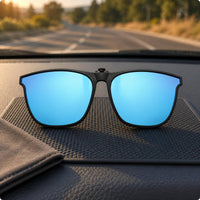 Polarized Clip on Sunglasses Lightweight Eyewear Accessory Glare Blocking
